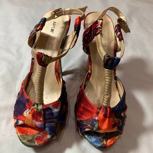 Apt9 Floral Print Platform High Heels